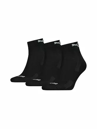 PUMA | Quarter Socks 3-er Pkg. black | grau