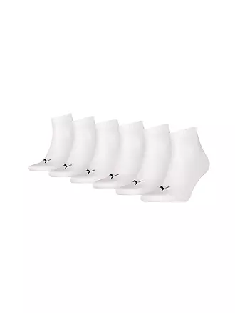 PUMA | Sneaker Socken 6er Pkg. white | schwarz