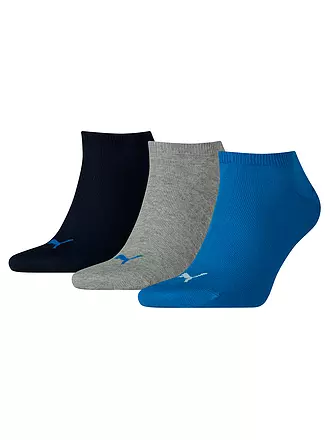 PUMA | Sneakersocken 3-er Pkg. white | blau