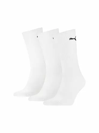 PUMA | Socken 3er Pkg green combo | weiss