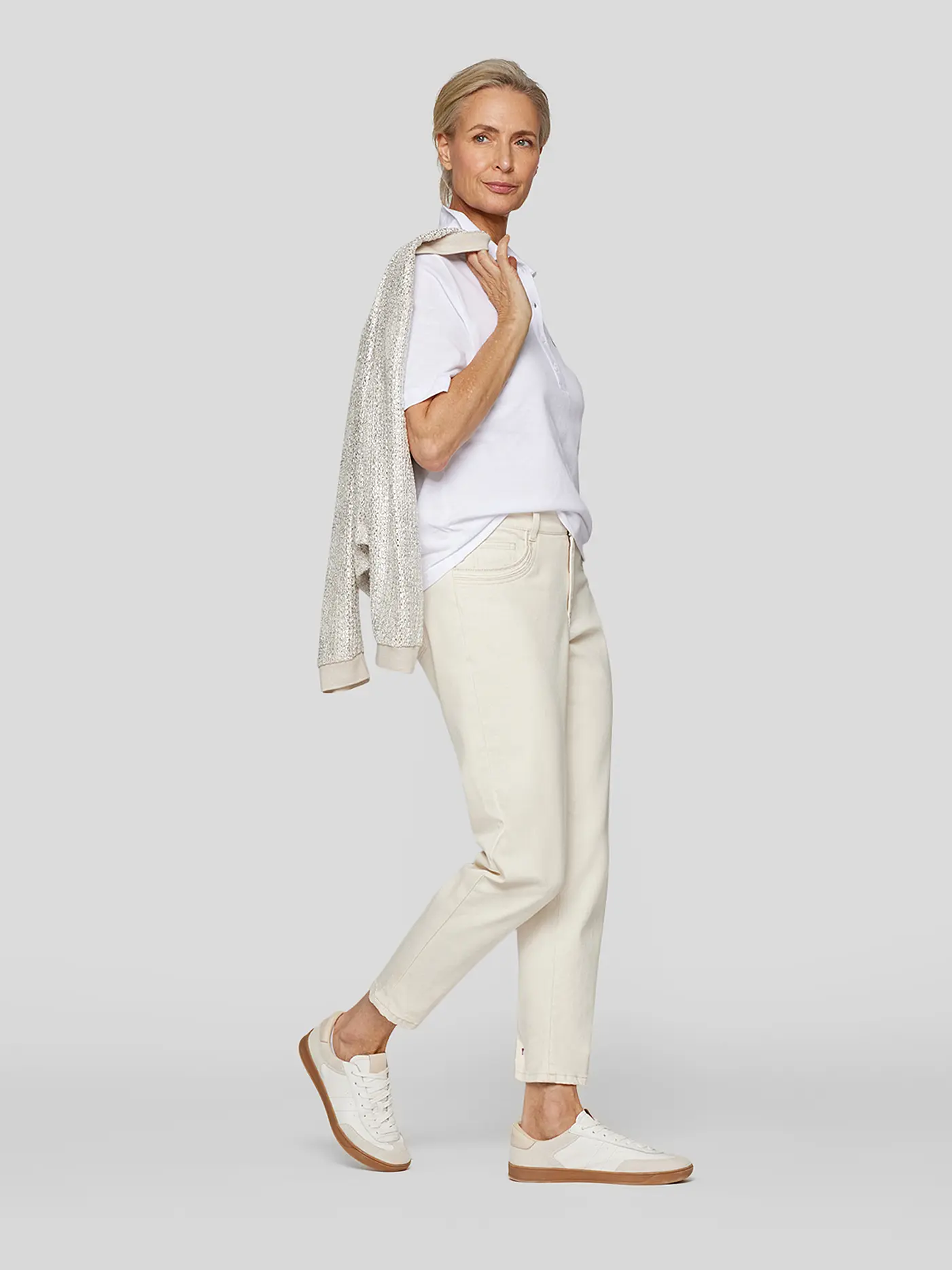 RABE | Poloshirt | weiss