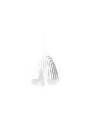 RAEDER | Hänger 5,6x5cm  DAS BLUEHENDE LEBEN Lilly | weiss