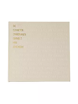 RAEDER | Hochzeitsgästebuch Die schönsten Erinnerungen | beige