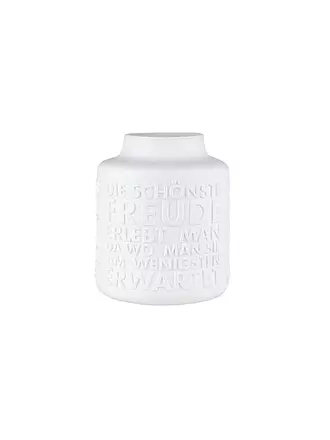 RAEDER | Porzellan Vase FREUDE 26x21cm Weiss | weiss