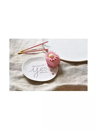 RAEDER | Teller 14cm klein Dessert? Yes, Please | weiss