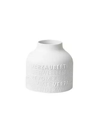 RAEDER | Vase FÜR IMMER VERZAUBERT 17,5x17cm Weiss | 