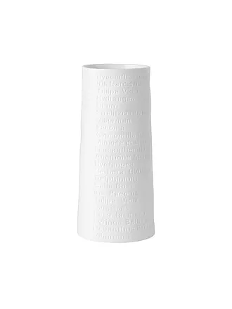RAEDER | Vase breit klein 7x15cm | weiss