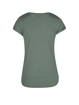 RAGWEAR |  T-Shirt FLORAH | grün