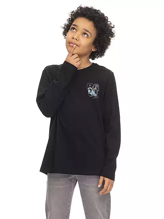 RAGWEAR | Jungen Langarmshirt GURGI | schwarz
