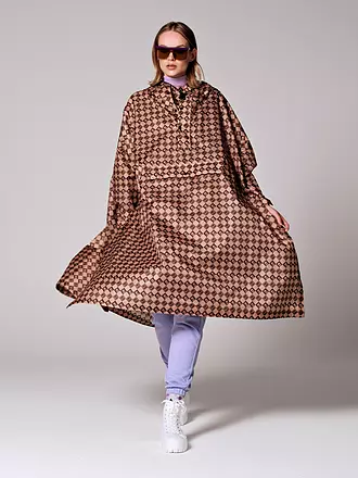 RAINKISS | Regenjacke - Regenponcho ALL SMILES | braun