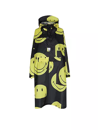 RAINKISS | Regenjacke - Regenponcho CLASSIC SMILE | schwarz