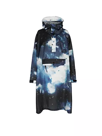 RAINKISS | Regenjacke - Regenponcho Digi Spring Camo | dunkelblau