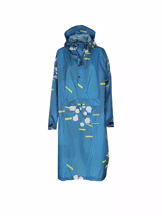 RAINKISS | Regenjacke - Regenponcho RETRO SMILEY | blau