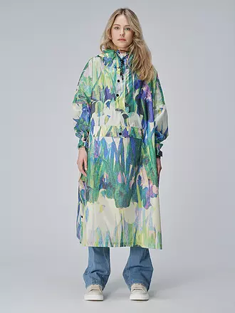 RAINKISS | Regenjacke - Regenponcho RETRO SMILEY | grün