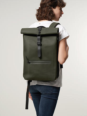 RAINS | Rucksack Rolltop | olive
