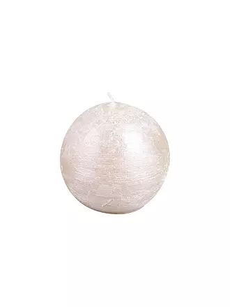 RASTELI | Rustike Kugelkerze - Luz Your Senses 8cm Gold | creme