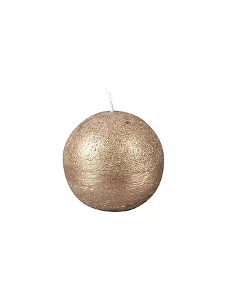 RASTELI | Rustike Kugelkerze - Luz Your Senses 8cm Gold | gold