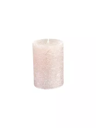 RASTELI | Stumpenkerze Rustik 7x10cm Luz Your Senses Eiben / Dunkelgruen | creme