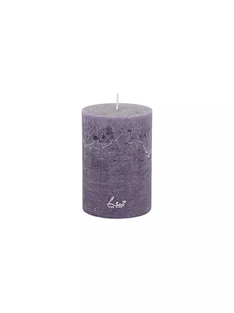 RASTELI | Stumpenkerze Rustik 7x10cm Luz Your Senses Eiben / Dunkelgruen | lila