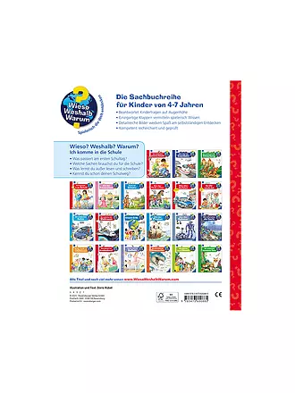 RAVENSBURGER | Buch - Wieso Weshalb Warum - Ich komme in die Schule, Doris Rübel | keine Farbe
