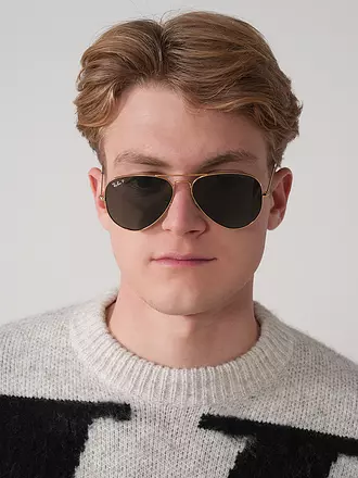 RAY BAN | Sonnenbrille AVIATOR | gold
