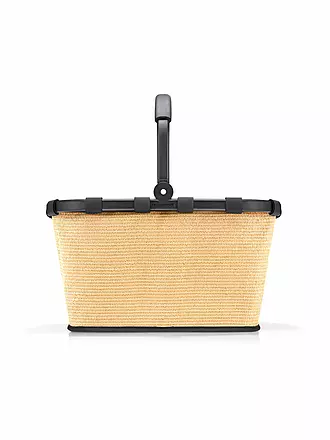 REISENTHEL | Einkaufskorb - Carrybag Raffia Blue | schwarz
