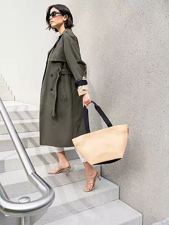 REISENTHEL | Tasche - Shopper Medium Raffia Black | schwarz