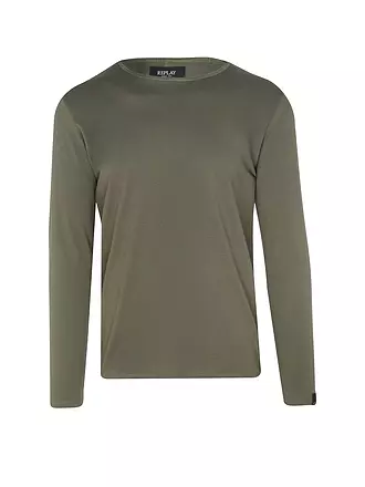REPLAY | Langarmshirt | olive