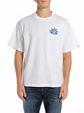 REPLAY | T-Shirt 9ZERO1 | blau