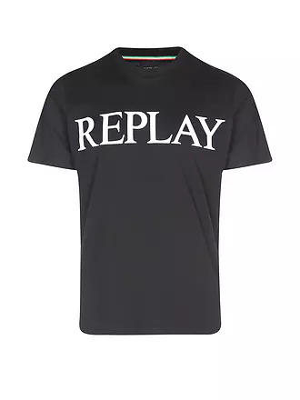 REPLAY | T-Shirt | schwarz