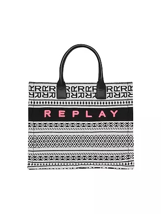 REPLAY | Tasche - Shopper | schwarz