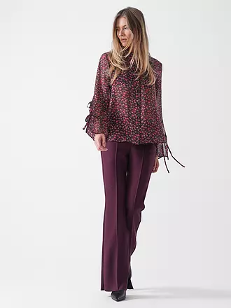RIANI | Hose Bootcut Fit | dunkelrot