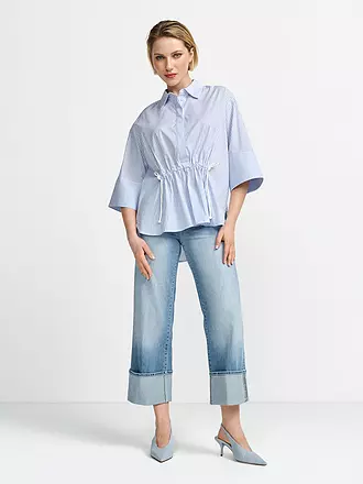 RICH & ROYAL | Jeans Straight Fit 7/8 | blau