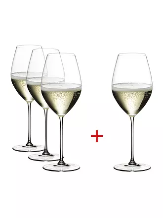 RIEDEL | Champagnerglas Set 4tlg. VERITAS | transparent