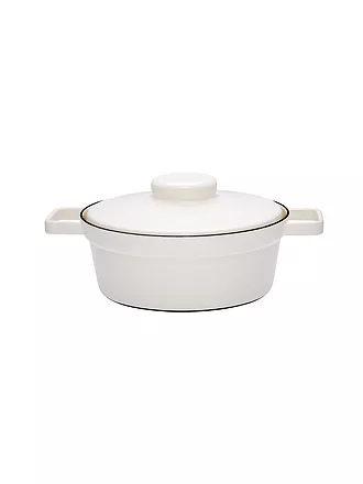 RIESS | Kasserolle Aromapot Truehomeware 24cm / 2l Grau | weiss