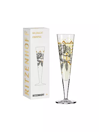 RITZENHOFF | Champagnerglas Goldnacht Champus #29 Lisa Hofgärtner 2023 | gold