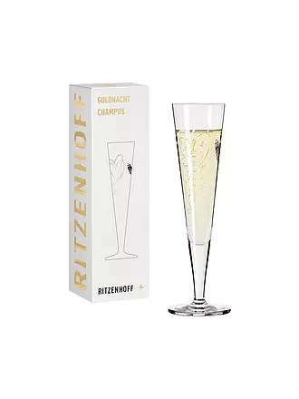 RITZENHOFF | Champagnerglas Goldnacht Champus #35 Christine Kordes 2023 | gold