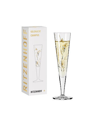 RITZENHOFF | Goldnacht Champus Champagnerglas #7 Marvin Benzoni 2020 | gold