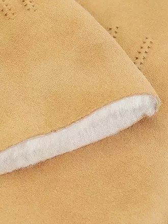 ROECKL | Lederhandschuhe - Fäustlinge | beige