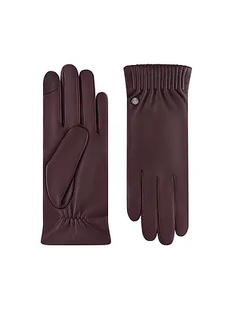 ROECKL | Lederhandschuhe | dunkelrot