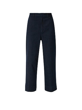 S.OLIVER BLACK LABEL | Jeans Wide Leg 7/8 | dunkelblau