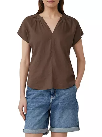 S.OLIVER | Blusenshirt | schwarz