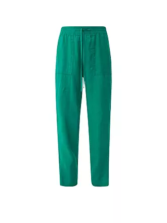 S.OLIVER | Leinenhose | grün