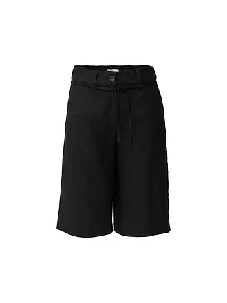 S.OLIVER | Leinenshorts | schwarz