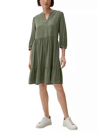 S.OLIVER | Midikleid | schwarz