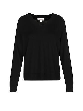 S.OLIVER | Pullover | schwarz