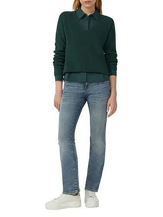 S.OLIVER | Pullover | dunkelgrün
