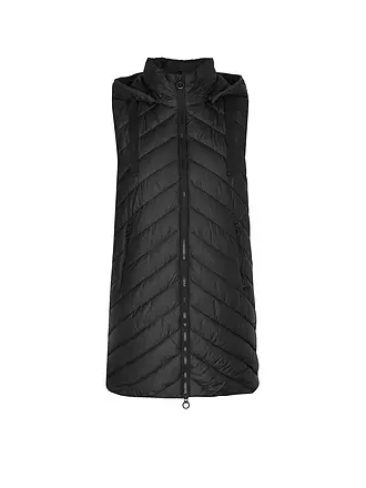 S.OLIVER | Steppgilet | schwarz