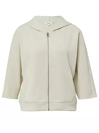 S.OLIVER | Sweatjacke | creme