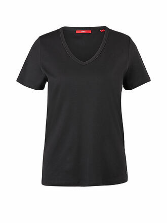 S.OLIVER | T-Shirt | schwarz